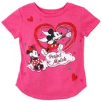 Infant & Toddler Girls Pink Mickey Minnie Mouse Cupid Valentines Day T-shirt. Fixed Price $11.99.
