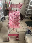 Delta Deluxe Reclining Pink Umbrella Single Seat Stroller. Fixed Price $35.00.