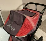 Bob Canopy Hood Revolution Stroller Strides Single Red Gray Black 2011-15. Fixed Price $21.99.