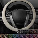 Fh Group Silicone Car Steering Wheel Cover Snake Skin Design Fits 14.5" - 15.5". Fixed Price $12.99.