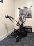 Mompush Wiz 2-IN-1 Convertible Baby Stroller Bassinet Mode Foldable Grey. Fixed Price $100.00.