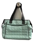 Kalencom Nola Tote Diaper Bag Mint Green Color Euc. Fixed Price $18.95.