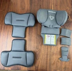 Uppababy Mesa Infant Car Seat - 5 Pc Gray Cover Replacement Set. Fixed Price $49.99.