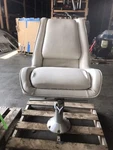 Boat Marine Captains Chair Seat With Aluminum Adjustable Mountain Base Pedestal. Fixed Price $179.10.