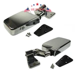Chrome Manual Side View Door Mirrors Left Right Pair Set Fit Jeep Wrangler 87-02. Fixed Price $262.88.