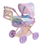 2 In 1 Stroller Carrier Buggy Pram Deluxe Fashion Baby Dolls Iridescent. Fixed Price $79.99.