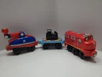 Chuggington Wood Train Lot-chug Patroller Wilson W/ Claw Car, 150TH Anniversary. Fixed Price $14.00.