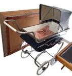 Bilt Rite Vintage Park Avenue Pram Baby Stroller Carriage Buggy 1950. Fixed Price $350.00.