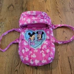 Vintage Baby Mickey And Minnie Mouse Doll Carrier - 1990S Hauck Co.. Fixed Price $29.99.