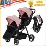 Double For Infant & Toddler, Reversible Tandem Stroller, One-hand Fold. Fixed Price $214.60.