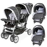 Baby Trend Sit Stand Double Stroller 2 Infant Car Seat Combo. Fixed Price $407.69.