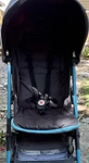 Gb Lightweight Single Stroller Black/blue Canopy Storage Basket Cup Holder. Fixed Price $220.00.