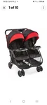 Kolcraft Cloud Plus Side-by-side Lightweight Double Baby Stroller And Toddler. Fixed Price $180.00.