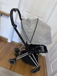 Cybex Platinum Mios Stroller Chrome/black Frame Manhattan Gray Seat. Fixed Price $150.00.