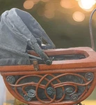 American Heirloom Collection Baby Doll Carriage Stroller Buggy Small Size 11"X9". Fixed Price $25.00.
