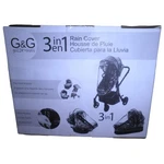Guzzie+guss 3-IN-1 Rain Cover, Fits Most Bassinets, Car Seats & Pod Style. Fixed Price $26.75.