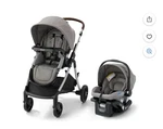Graco Modes Closer Travel System Stroller Grey Black Single Reversible Folding. Fixed Price $275.00.