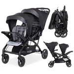 Baby Trend Sit N' Stand Double Stroller 2.0 Dlx W/5 Point Safety Harness, Stormy. Fixed Price $197.99.