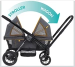 Evenflo Pivot Xplore All-terrain Double Stroller Wagon Adventurer Gray. Fixed Price $320.00.