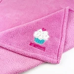 Cutie Pie Lil Cupcake Pink Baby Blanket Heart Sprinkles Fleece Security Lovey. Fixed Price $18.99.