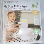Summer By Ingenuity My Size Potty Pro 2-IN-1 System White Seat. Fixed Price $14.00.