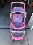 Hauck Pink & Gray Unicorn / Hearts Doll Foldable Stroller. Fixed Price $24.00.