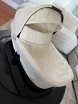 Cybex Gazelle Cot Seashell Beige Infant Stroller Bassinet. Fixed Price $250.00.