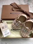Burberry Baby Mini Kipling Shoes Pale Stone Plaid. Size 19. Worn Once. Fixed Price $50.00.