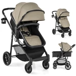 Babyjoy Foldable Stroller Kids Travel Newborn Infant Buggy Pushchair Coffee. Fixed Price $129.99.