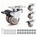 2 Inch Double Swivel Caster Set Of 4, 880LBS Load Capacity, Rubb.... Fixed Price $40.41.