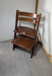 Stokke Tripp Trapp Baby Child Toddler High Chair - Dark Brown Wood E87. Fixed Price $171.00.