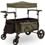 Jeep Deluxe Wrangler Stroller Wagon With Cooler Bag And Parent Organizer. Fixed Price $429.99.