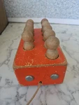 Vintage Creative Playthings Princeton Nj Red Pull Wagon With People. Fixed Price $15.00.