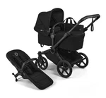 Bugaboo Donkey 6 Single To Double Side-by-side Full Stroller Heritage Black. Fixed Price $1350.00.