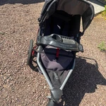 Bob Revolution Se Jogging Stroller Single Black Grey Good Swivel Wheel Tray. Fixed Price $79.99.
