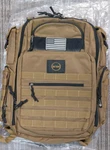 Bcoh Diaper Bag Military Backpack With Changing Station For Baby, Brown, Us Flag. Fixed Price $44.99.