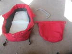 City Select Bassinet Kit Red Baby Jogger Stroller Pram Blanket. Fixed Price $94.99.