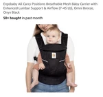 Ergobaby Omni Breeze ALL-IN-1 Carrier Onyx Black. Fixed Price $119.95.