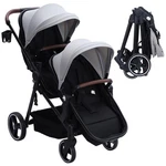Double Stroller Track Tandem For Infant Toddler, Foldable Pushchair. Fixed Price $222.99.