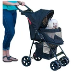 Elegant No-zip Happy Trails Lite Pet Stroller For Cats/dogs Easy Fold & View. Fixed Price $204.99.