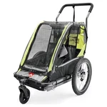 Allen Deluxe Sports Three Wheel 1-CHILD Bicycle 2-IN-1 Trailer Stroller Green. Fixed Price $199.99.