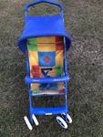 Vintage Graco Baby Stroller Multi Color 319ME With Canopy Fold Up 90 Buggy Vtg. Fixed Price $149.99.