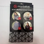 Monbebe 4 1 Multipurpose Baby Cover For Nursing, Shopping, Infant Car Seat. Fixed Price $11.99.