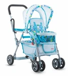 Joovy Caboose Tandem Stroller Blue Dot Kids Toy, Fits Dolls Up 20". Fixed Price $163.63.