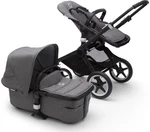 Bugaboo Fox 2 Stroller With Bassinet Gray/black Box. Fixed Price $535.00.