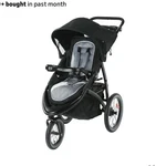 Graco 3-WHEEL Jogger Stroller, Single Seat, Black/gray. Fixed Price $39.80.