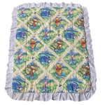 Vintage Disney Winnie The Pooh Baby Blanket Crib Piglet Eeyore Tigger Ruffle Tri. Fixed Price $29.99.