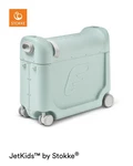Stokke Jetkids Bedbox, Green Aurora Ride-on Suitcase For With Wheels. Fixed Price $230.00.
