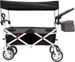 Creative Outdoor Push Pull Folding Wagon For Cargo Beach Park Garden Black. Fixed Price $383.41.