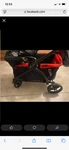 Baby Trend Ultimate Mars Red Tour 2-IN-1 Push Pull Stroller Wagon Combo. Fixed Price $140.00.
